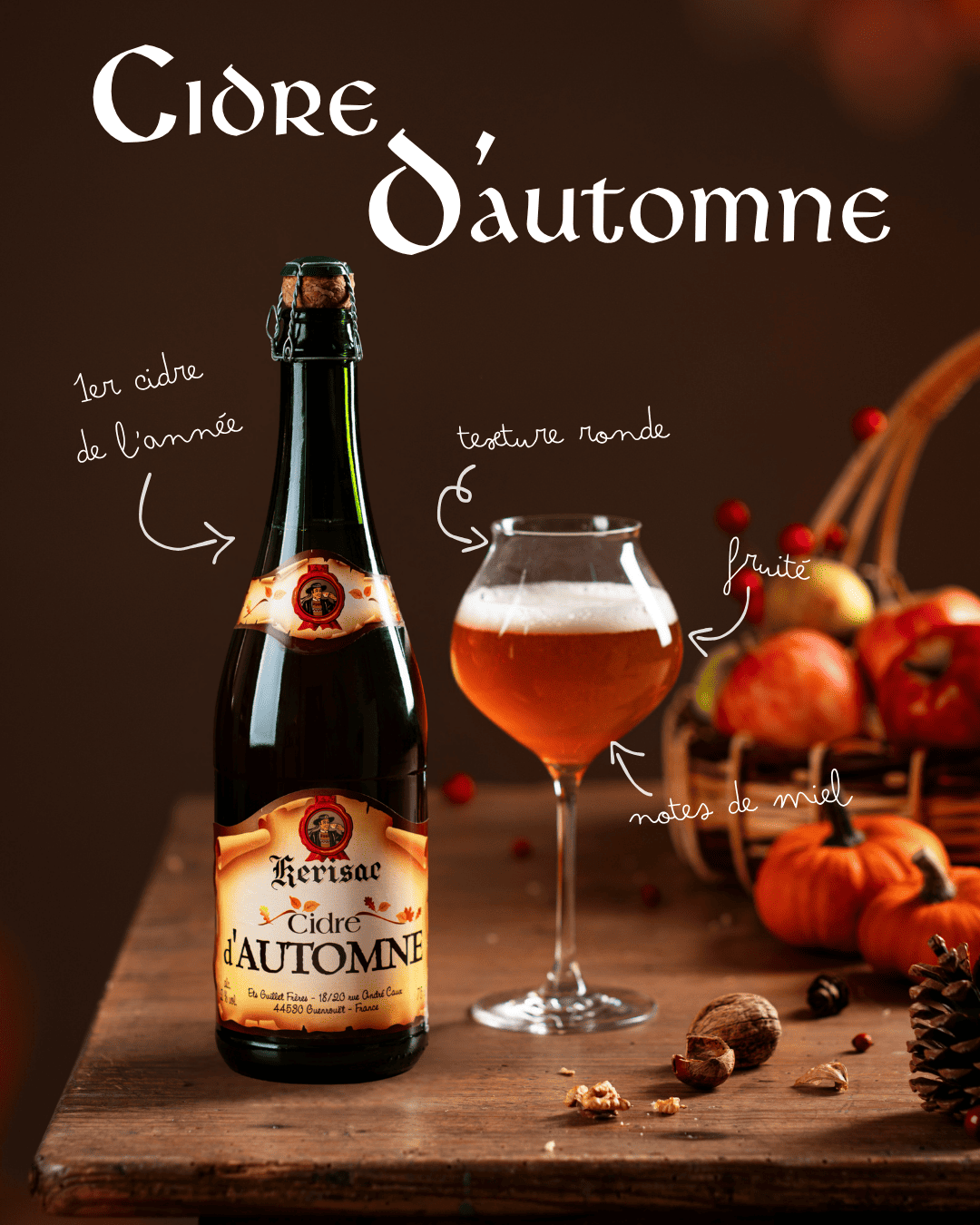 Cidre d'Automne Kerisac - Première Récolte 2025
